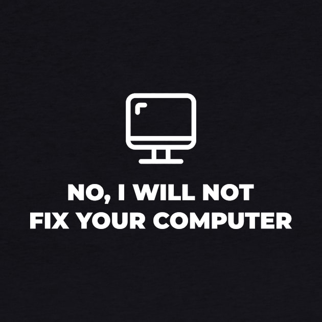 No, I will not fix your computer by Wise Inks